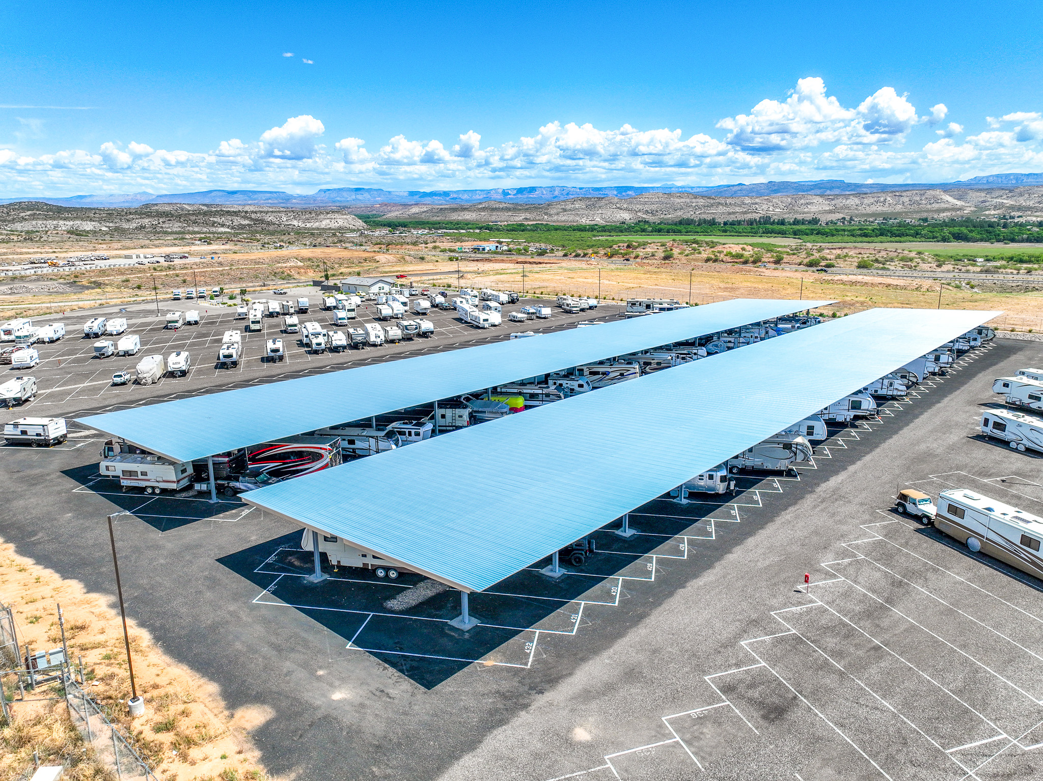 Covered RV and Boat Storage near Camp Verde, Cottonwood and Sedona Arizona